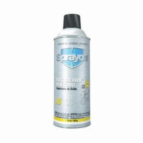Sprayon® Sprayon® S00103000 Rust Breaker® LU103 Heavy Duty Rust Penetrant, 10 oz Aerosol Can, Liquid, Amber, 0.8
